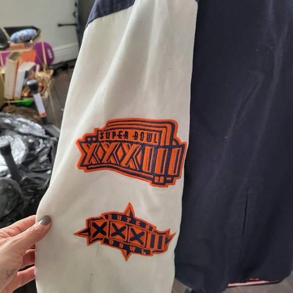 ORIGINAL 1997-1998 DENVER BRONCOS NFL SUPER BOWL CHAMPIONS JACKET - Picture 4 of 6